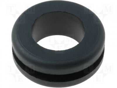 Кабелен преход FIX-GR-50 Преход за кабел; Мат:гума; черен; dотв:12mm; Деб.на стен:2mm